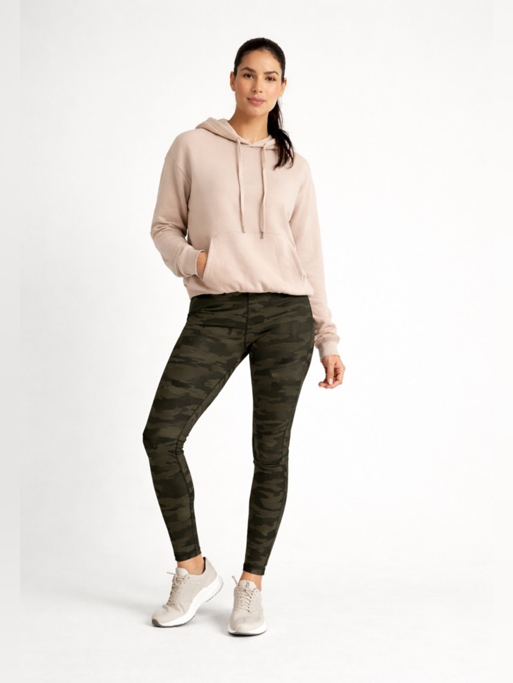Anthropologie Olive Camo High-Rise Leggings